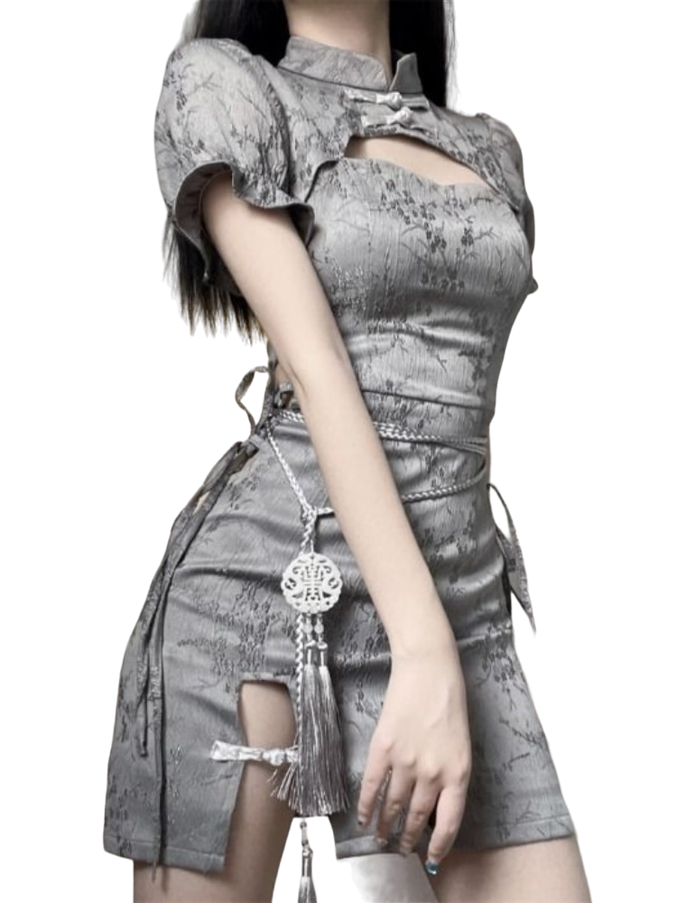 Cheongsam Style Bodycon Dress