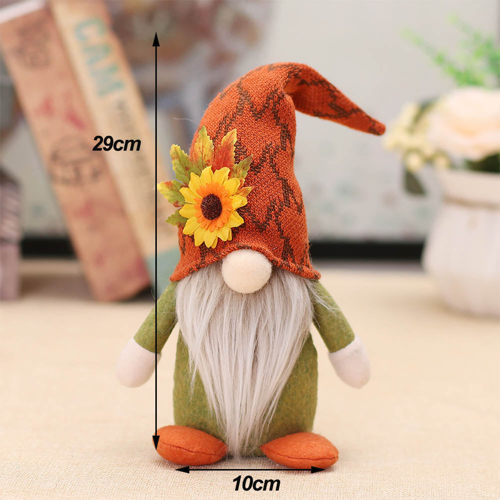 Halloween Gnome Plush Halloween Decoration for Home Handmade Faceless Dolls Gnome Ornaments Cute Elf Scandinavian Tomte Gnomes