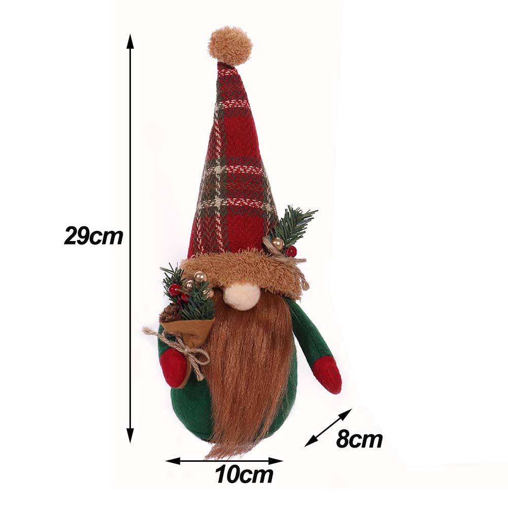 Christmas Gnome Plush Decor Christmas Elf Faceless Doll Xmas Gnomes Christmas Decorations for Home New Year Holiday Gift
