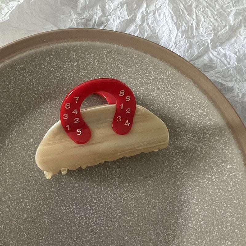 Acetate Camellia Hair Claw Clip Clamp For Women Girl Flower Handmade French Fashion Head Accessories Mujer Wholesale
