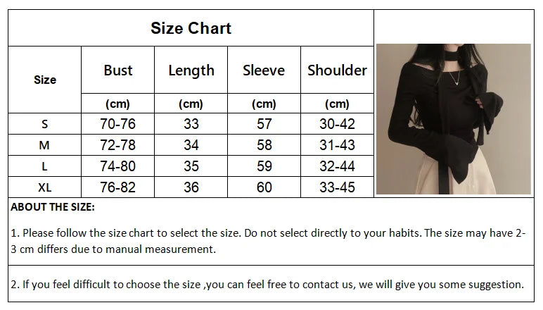qgtao Y2K Crop T-Shirts Women Hotsweet Chic Long Sleeve Top Female Vintage Fashion Off Shoulder Tee Lady Spring Casual Lace-Up T Shirt