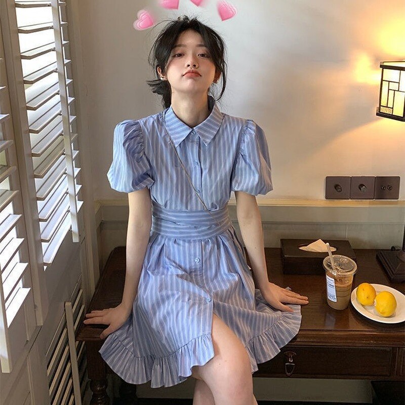 Split Bandage Sweet Dresses