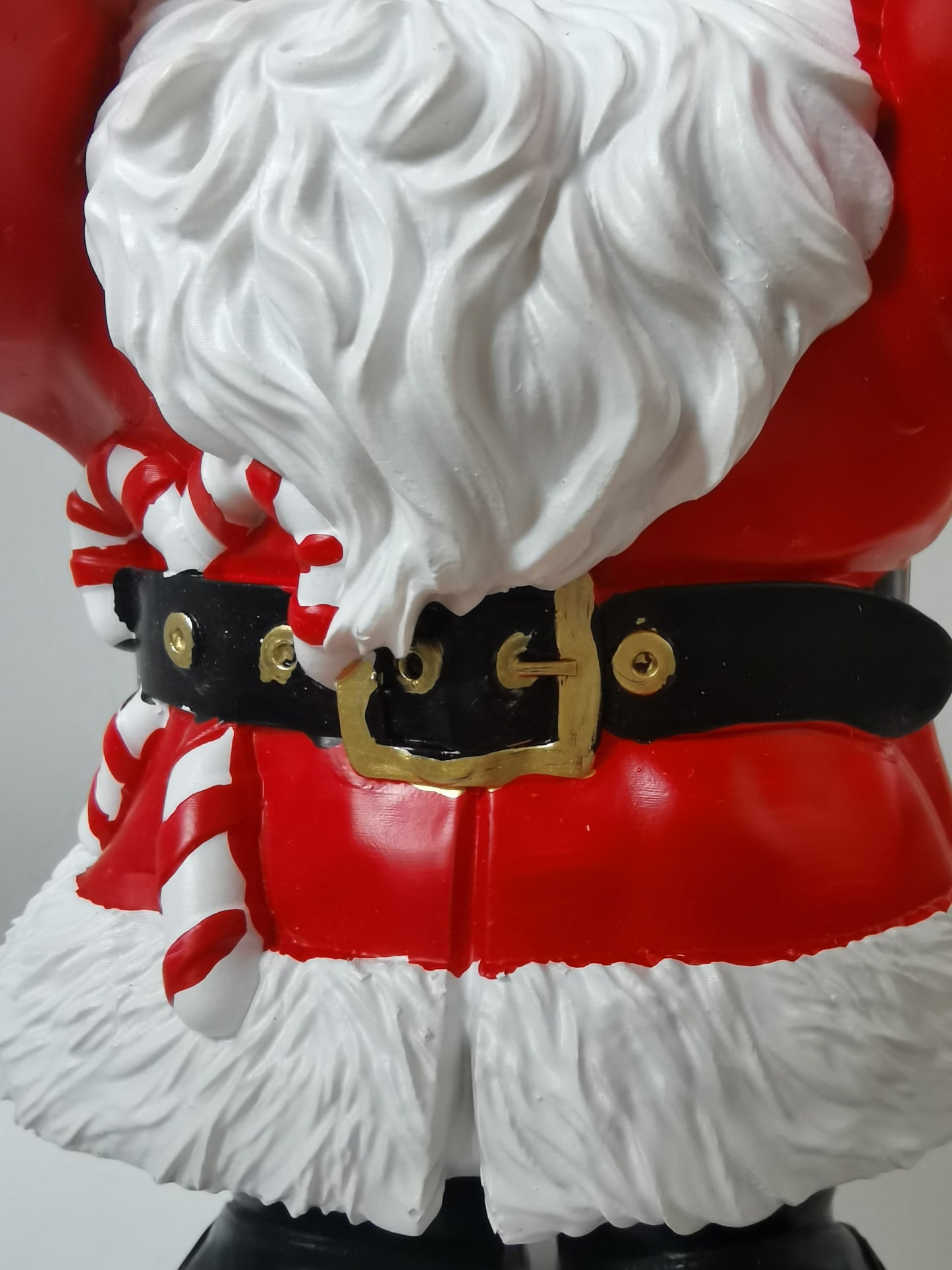 Santa Claus Treats Holder Fruit Plate Desktop Ornaments Sculptural Glass Topped Resin  Party Table Food Tray Christmas Decor