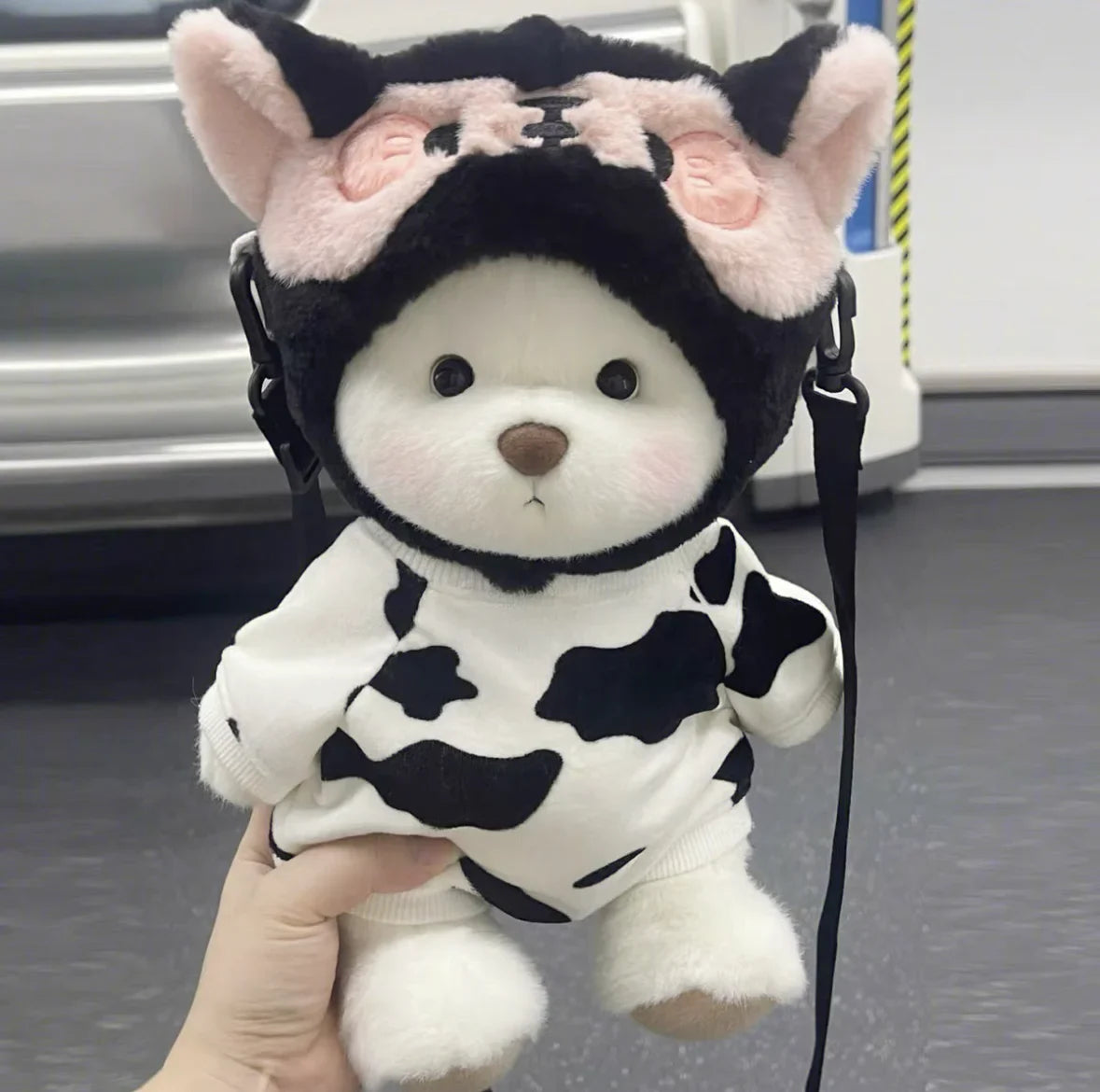 qgtao 30cm Handmade Bear Plush Toy Change Dress Cartoon Honey Cloth Baby Girl Hug Cuddly Plushie Doll for Kids Christmas Gift For Kids