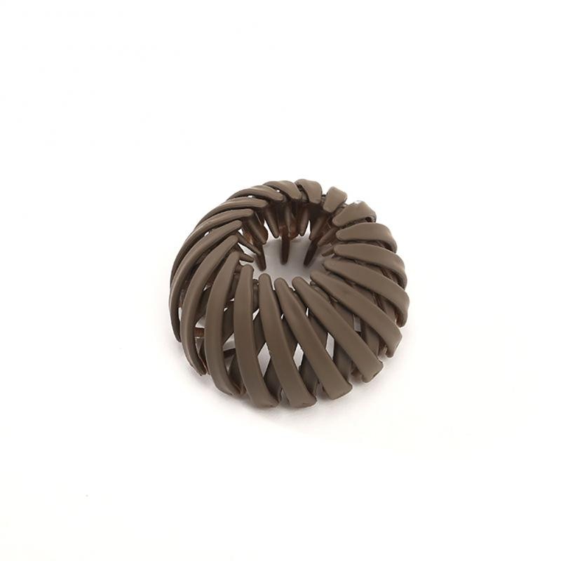 Transparent Hairpins Nest Ball Hair Clips Bun Hairpin For Women Ponytail Holder Hair Claw Clips Solid Color Hair Clip Headwear