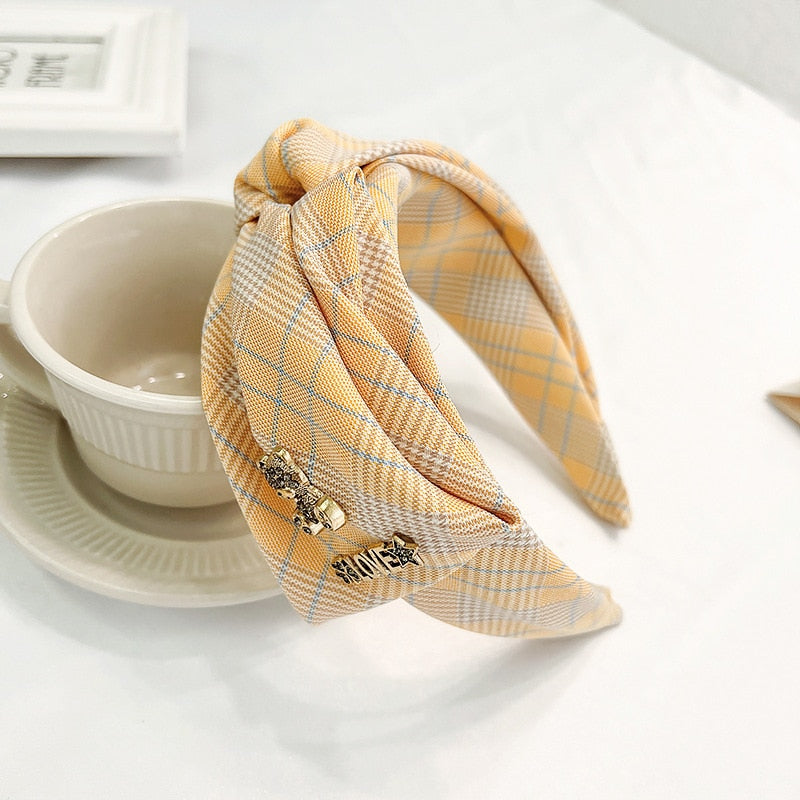 Solid Fabric Satin Hair Scarf Band Hairband for Women Girl Korea Headbands Fashion Accessorie