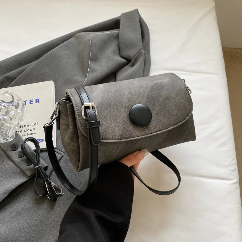 qgtao WomenTrendy High End Commuting Shoulder Bag Double Shoulder Straps Spring Autumn New Style Fashion Crossbody Small Square Bags