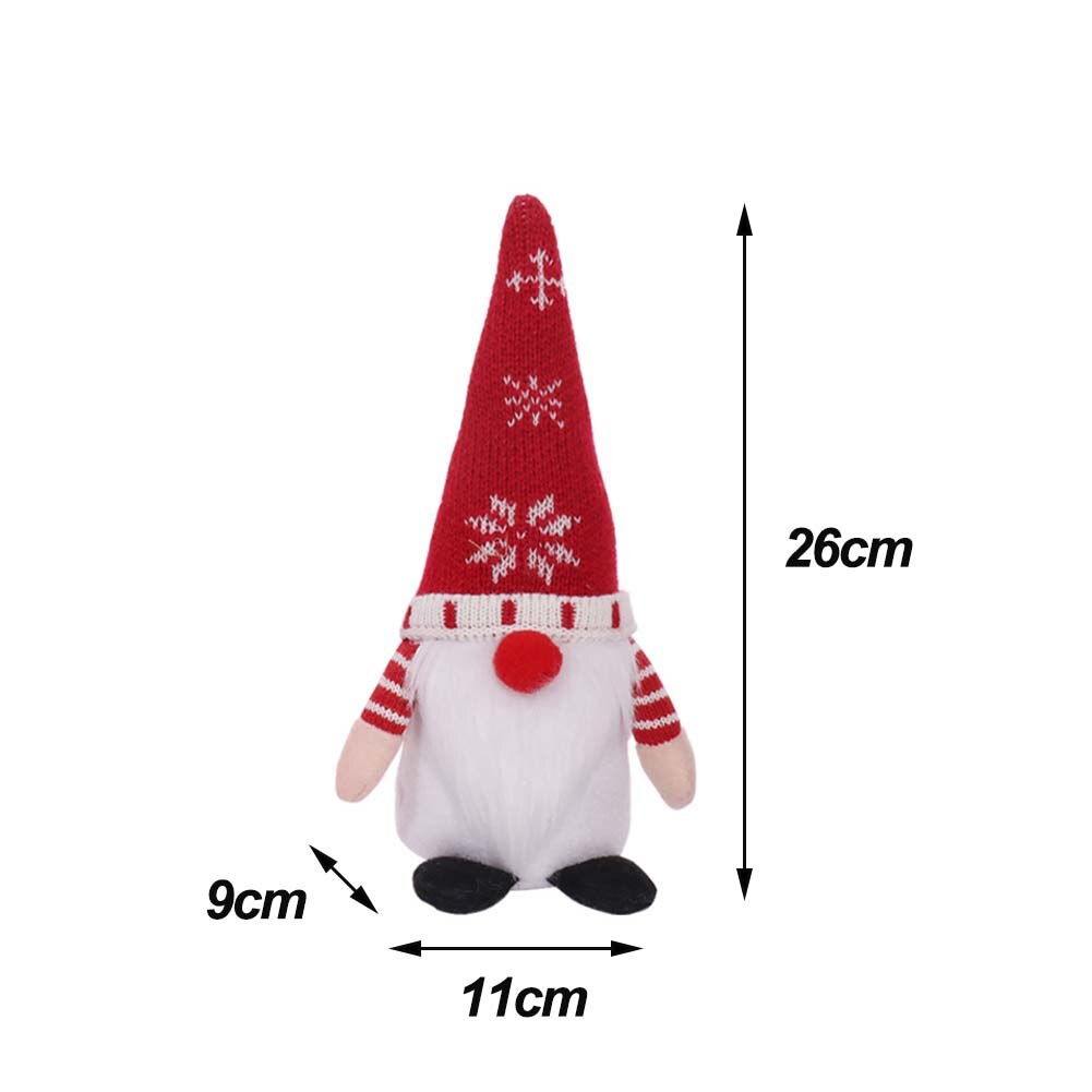 Christmas Gnome Plush Decor Christmas Elf Faceless Doll Xmas Gnomes Christmas Decorations for Home New Year Holiday Gift