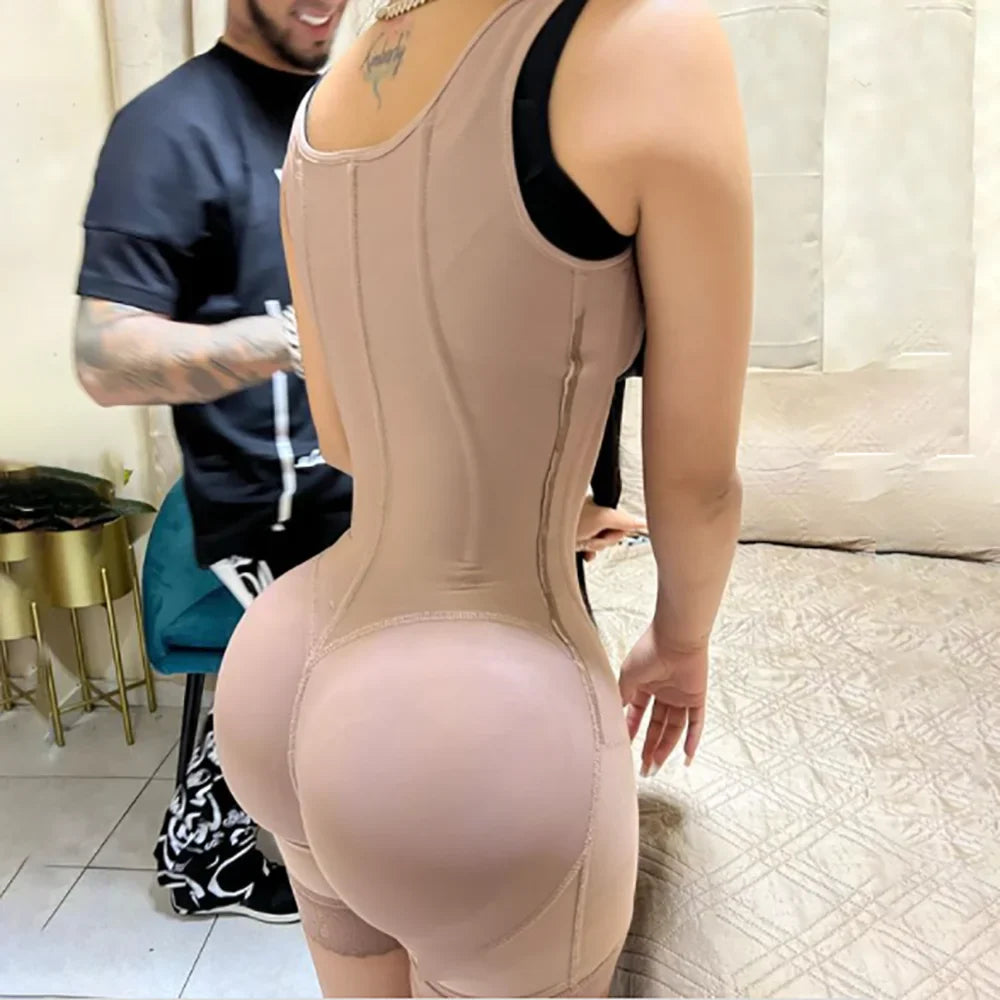 qgtao Girdle Postoperative Bodysuit Compressed Steel Shapewear Fajas Corset Slimming Body Shaper Sexy Women
