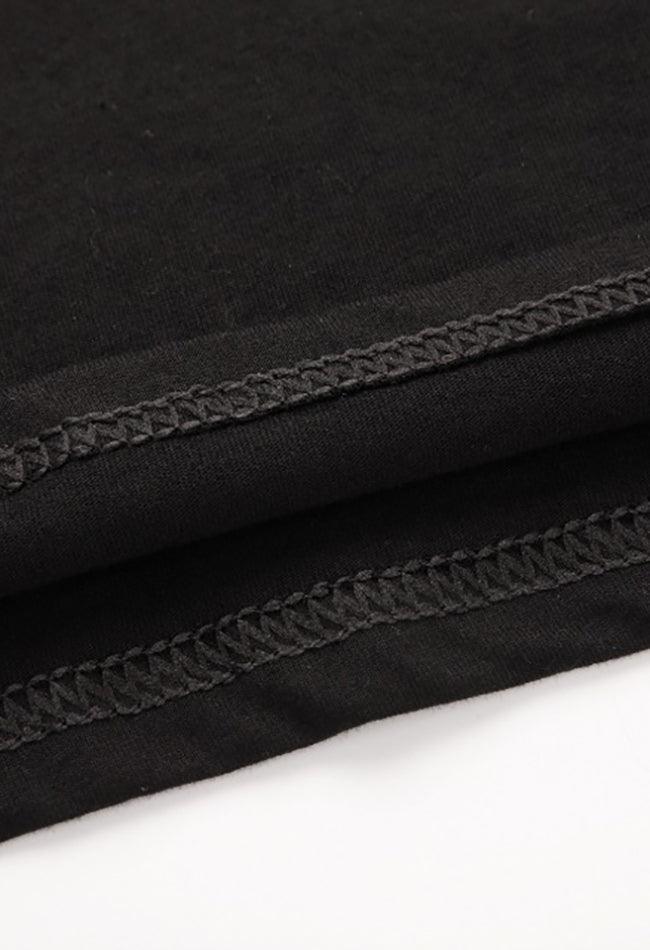 Drip Mushroom Print Crop Top