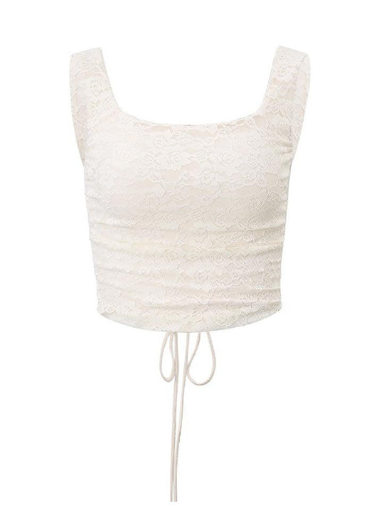 Braided Tie Lace Tank Top