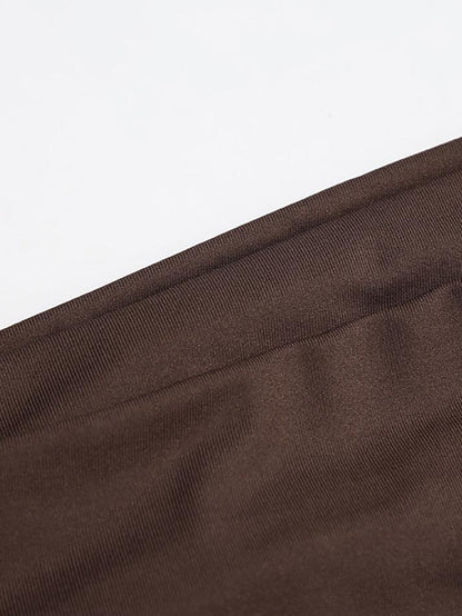 Ruched Square Neck Tank Top