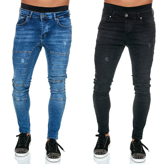 2025 2025 Popular trade new locomotive men's pants men's tight jeans factory direct sales jeans men
