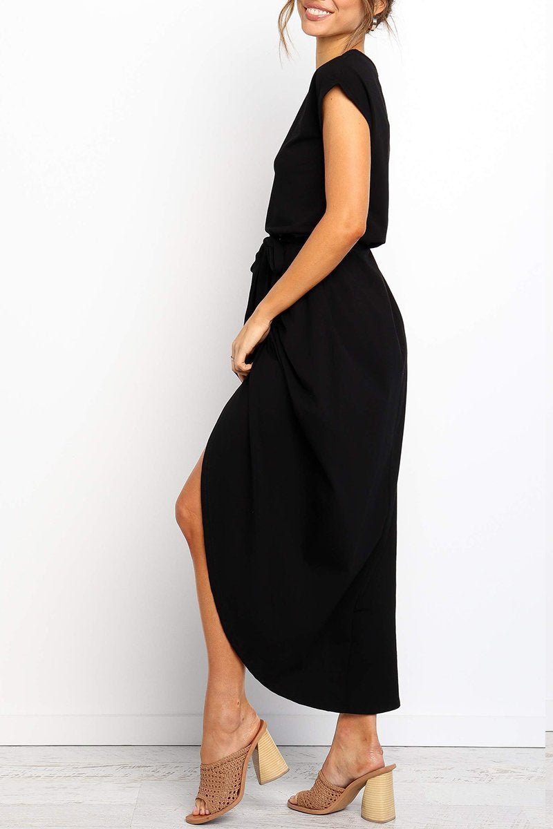 qgtao After Midnight Ankle Length Midi Dress(4 Colors)