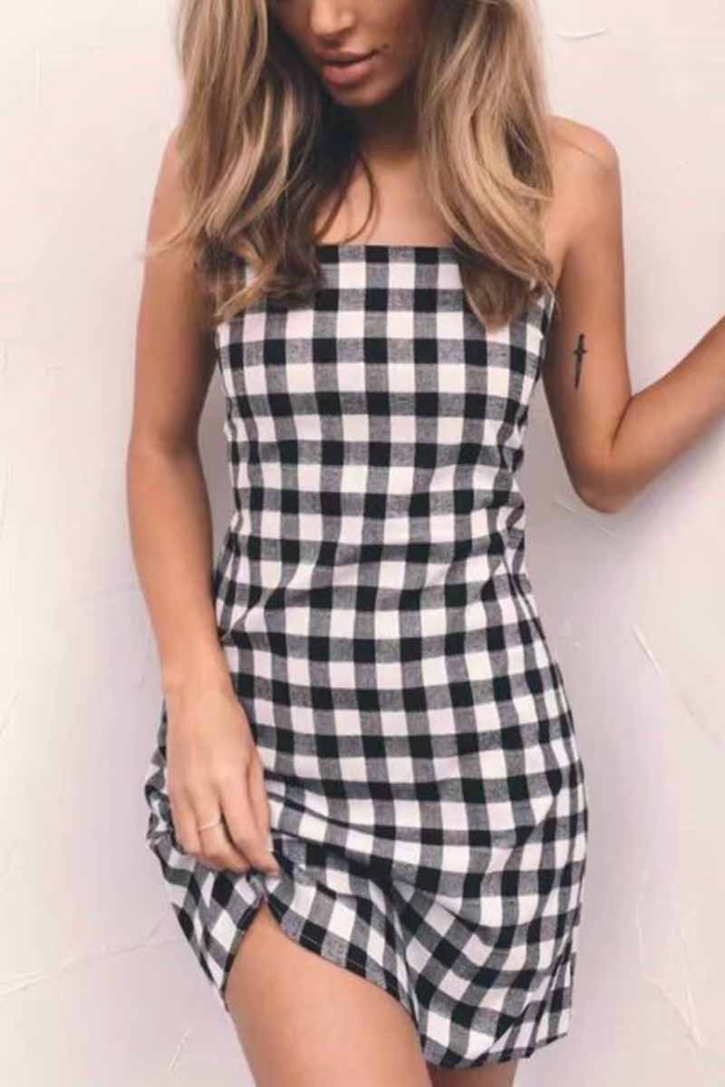 qgtao Sexy Backless Bow Mini Dress