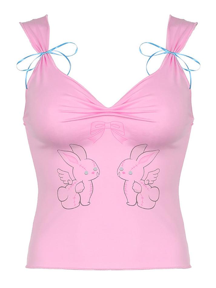 Angel Bunny Bow Cami Top