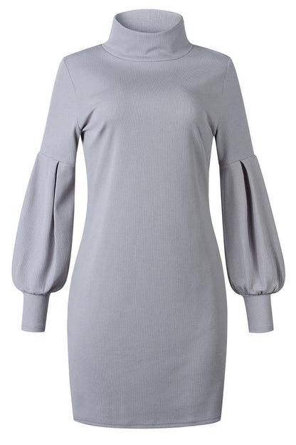 qgtao O Neck Autumn Sexy Dress(3 Colors)