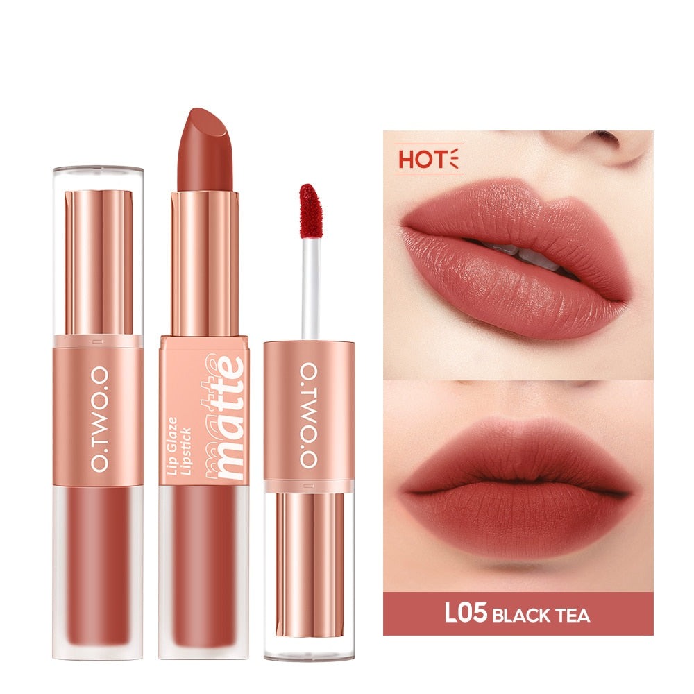 12 Colors Lips Makeup Lipstick  Lip Gloss Long Lasting Moisture Cosmetic Lipstick Red Lip Matte Lipstick Waterproof