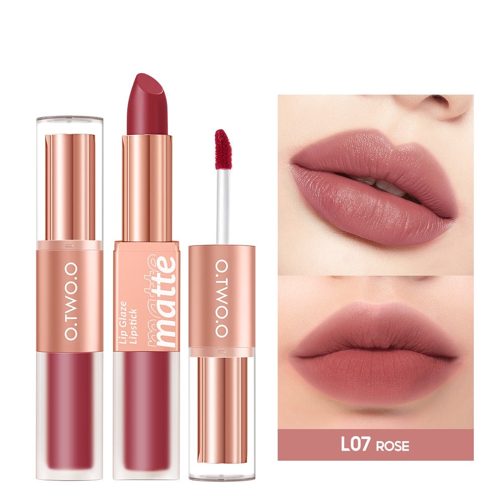 12 Colors Lips Makeup Lipstick  Lip Gloss Long Lasting Moisture Cosmetic Lipstick Red Lip Matte Lipstick Waterproof