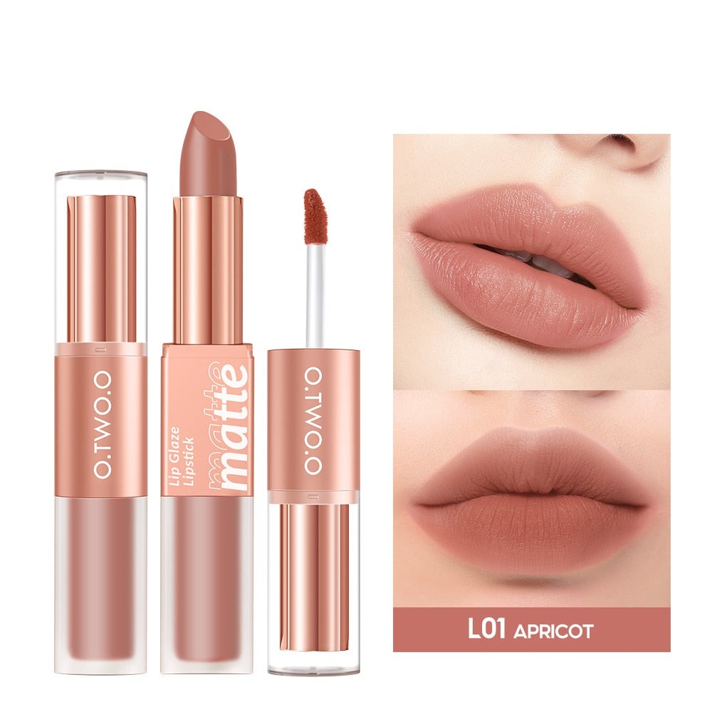 12 Colors Lips Makeup Lipstick  Lip Gloss Long Lasting Moisture Cosmetic Lipstick Red Lip Matte Lipstick Waterproof