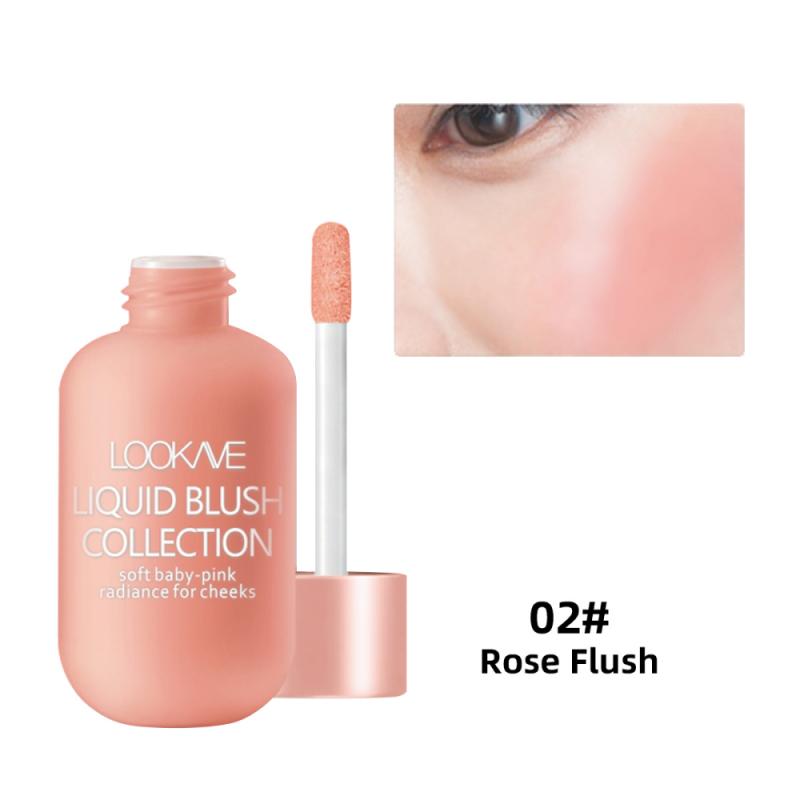 Liquid Blush Naturally Brightens Skin Tone Without Makeup Waterproof Liquid Blush Long-lasting Matte Make Up Natural Cheek TSLM1