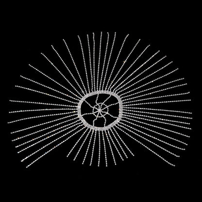 Stonefans Flash Long Tassel Hair Chain Rhinestone Head Chain for Women Nightclub Crystal Headband Hat Bridal Headpiece Jewelry