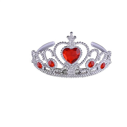 Headbands For Kids Girl Princess Hairbands Yarn Crown Bow Knot Tiara Flower Child Hair Accessories Korean Handmade Wholesale