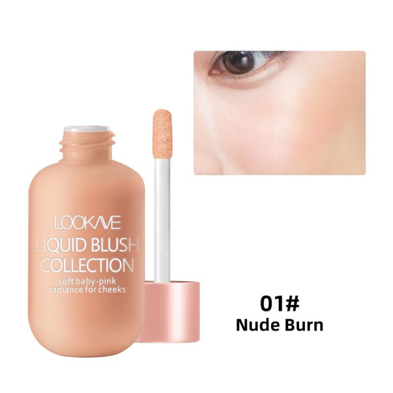 Liquid Blush Naturally Brightens Skin Tone Without Makeup Waterproof Liquid Blush Long-lasting Matte Make Up Natural Cheek TSLM1