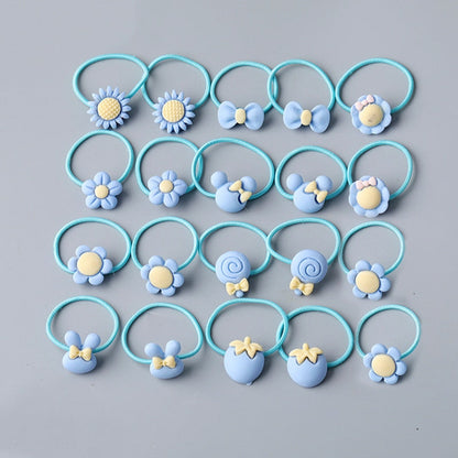 10/20 root children's Hair ring Headwear hair Korean version the cartoon headwear girl rubber band sweet cute Hair accessories