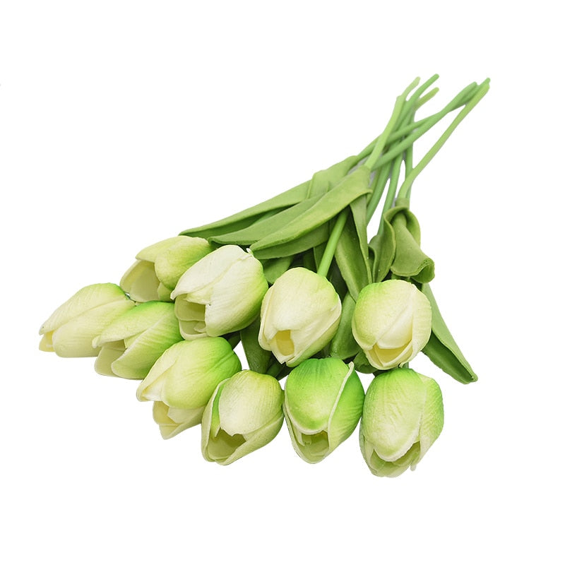 5/10pcs Artificial Tulips Flowers Home Garden Decoration Real Touch Flower Bouquet Birthday Party Wedding Decoration Fake Flower