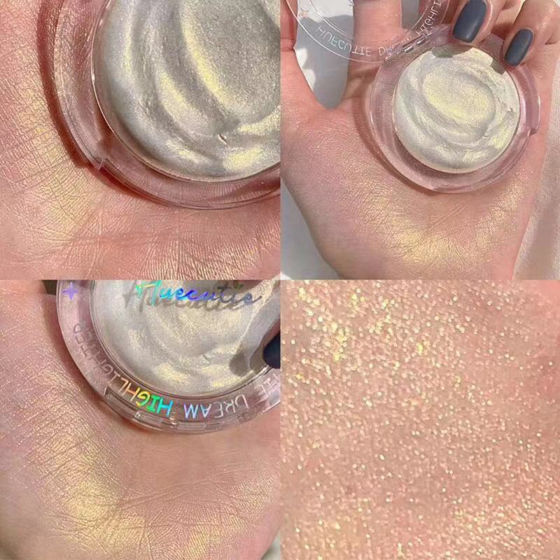 Glitter Shimmer Highlighter Contour Makeup Face Brightener Concealer Creamy Highlighter Primer Bronzer Face Cosmetic