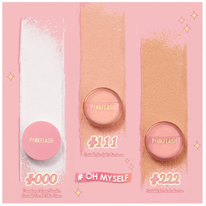 Full Coverage Face Loose Powder 3 Color Waterproof Oil-control Matte Setting Finish Makeup Profession Womens Cosmetics
