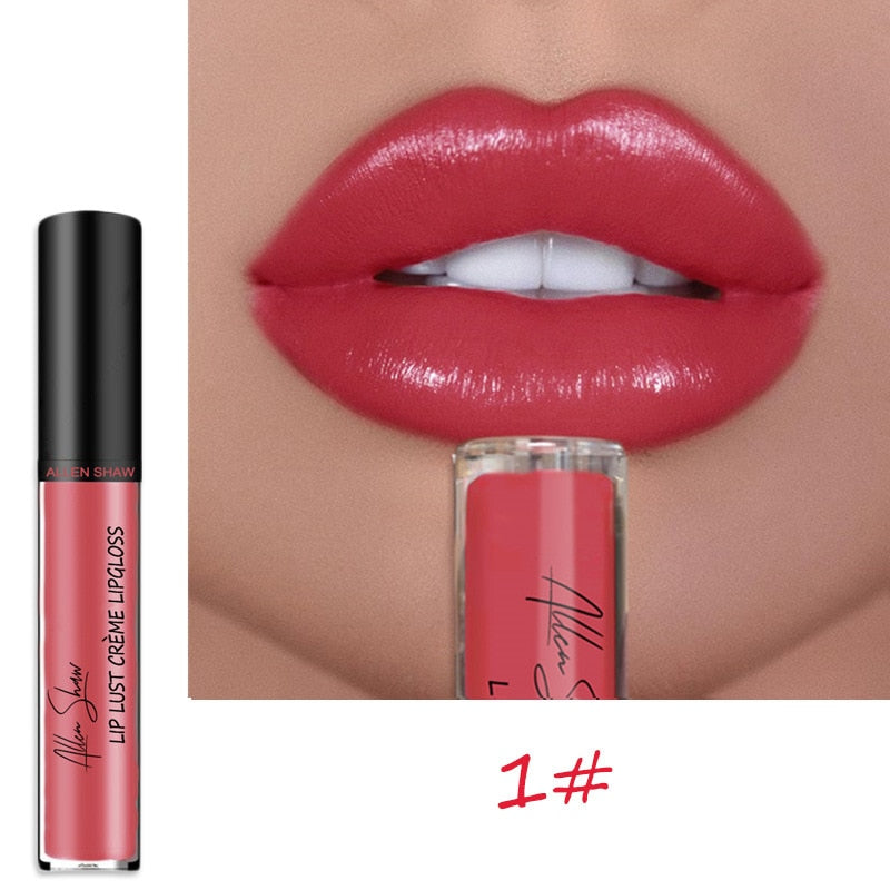 Sexy Women Liquid Lipstick Waterproof Long Lasting Moist Lip Gloss Tint Colorful Lipgloss Women Makeup maquiagem