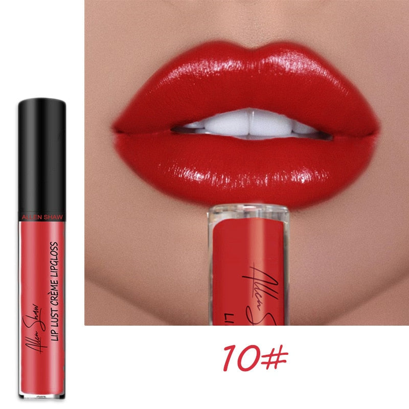 Sexy Women Liquid Lipstick Waterproof Long Lasting Moist Lip Gloss Tint Colorful Lipgloss Women Makeup maquiagem