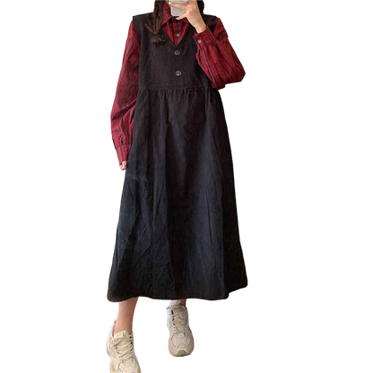 Light Academia Sleeveless Dress