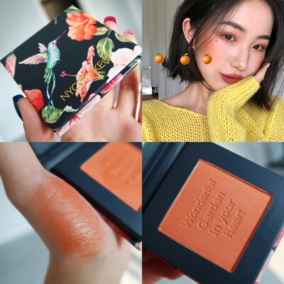 Makeup Blusher Palette Peach Matte Blush Powder Face Bronzer Highlighter Brighten Skin Concealer Foundation Powder Maquiagem