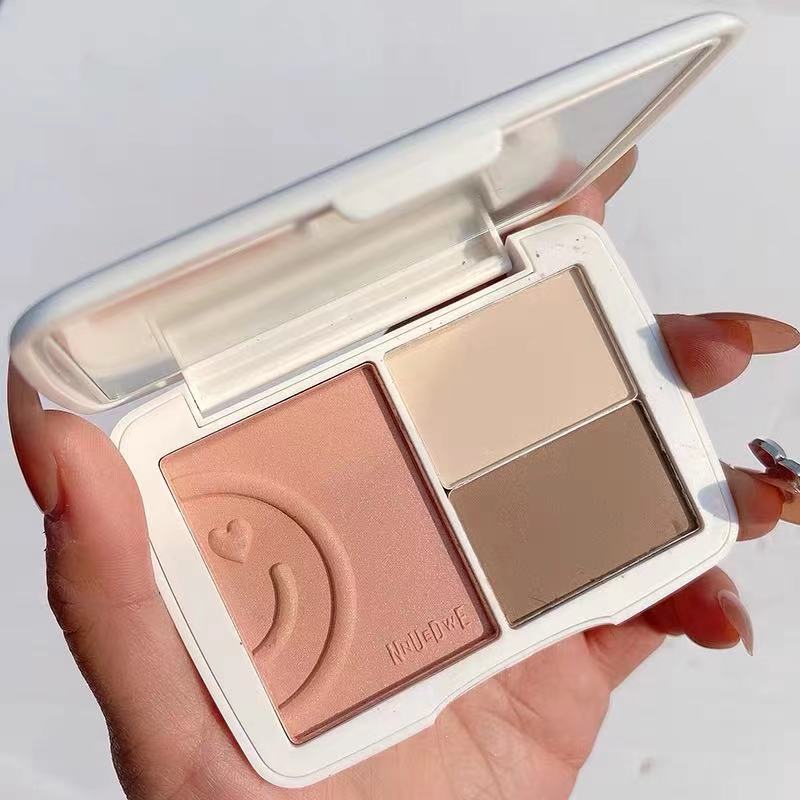 Makeup Highlighter Palette HighGloss Texture Contour Palette Base Illuminator Highlight Face Bronzer Cheek Blush Powder Cosmetic