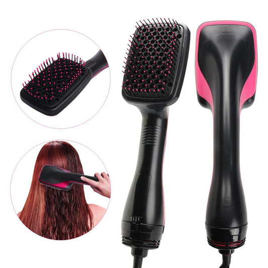 3 in 1 Negative Ion One Step Hair Dryer &amp; Volumizer Blower Anti-Static Hair Styler Hair Straightener Brush Drier Hairbrush