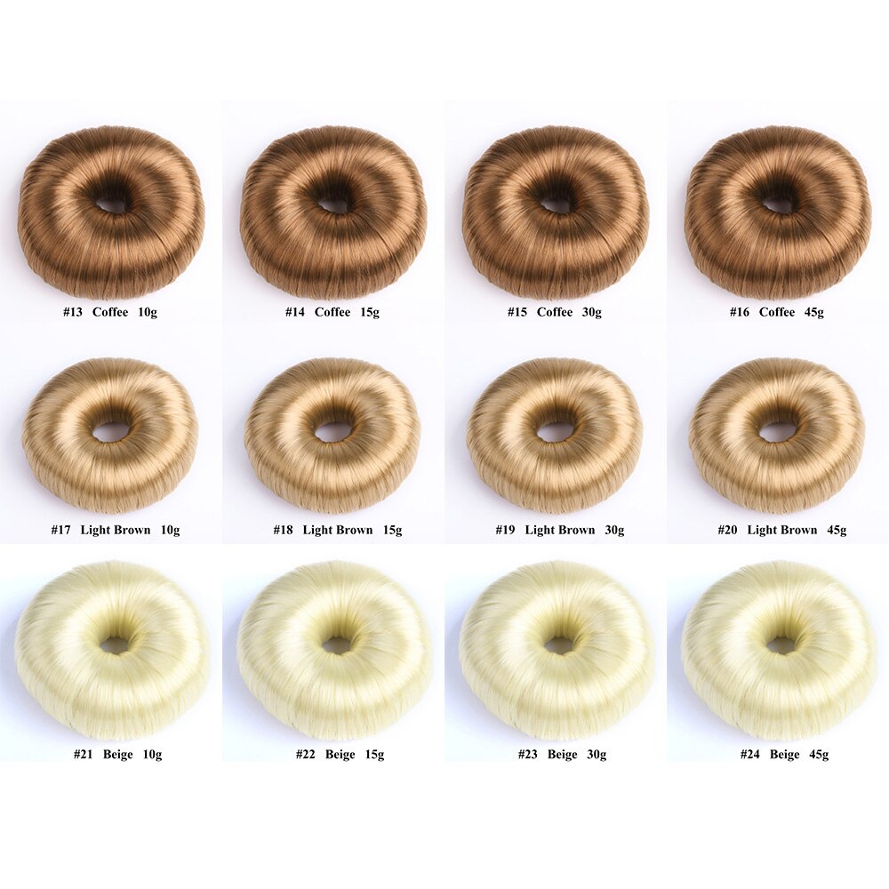 Fashion Elegant Women Ladies Girls Magic Hair Donut Hair Ring Bun Maker Hair Styling Tools Accessories