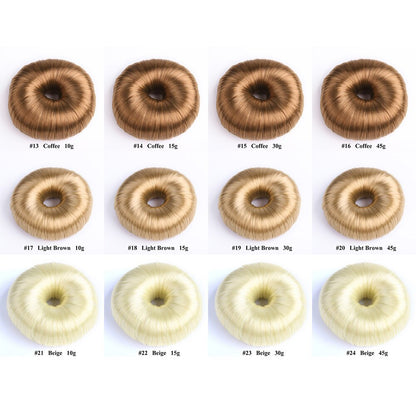 Fashion Elegant Women Ladies Girls Magic Hair Donut Hair Ring Bun Maker Hair Styling Tools Accessories