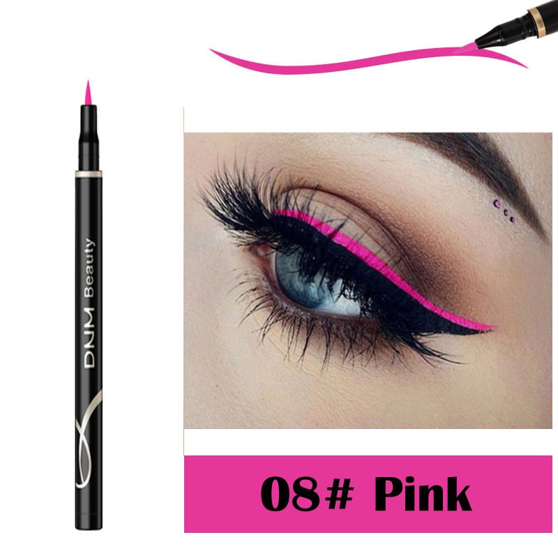 12Color Metallic Shiny Makeup Eyesliner Waterproof Shimmer Long-Lasting Easy To Wear Liquid Eyeliner  TSLM1