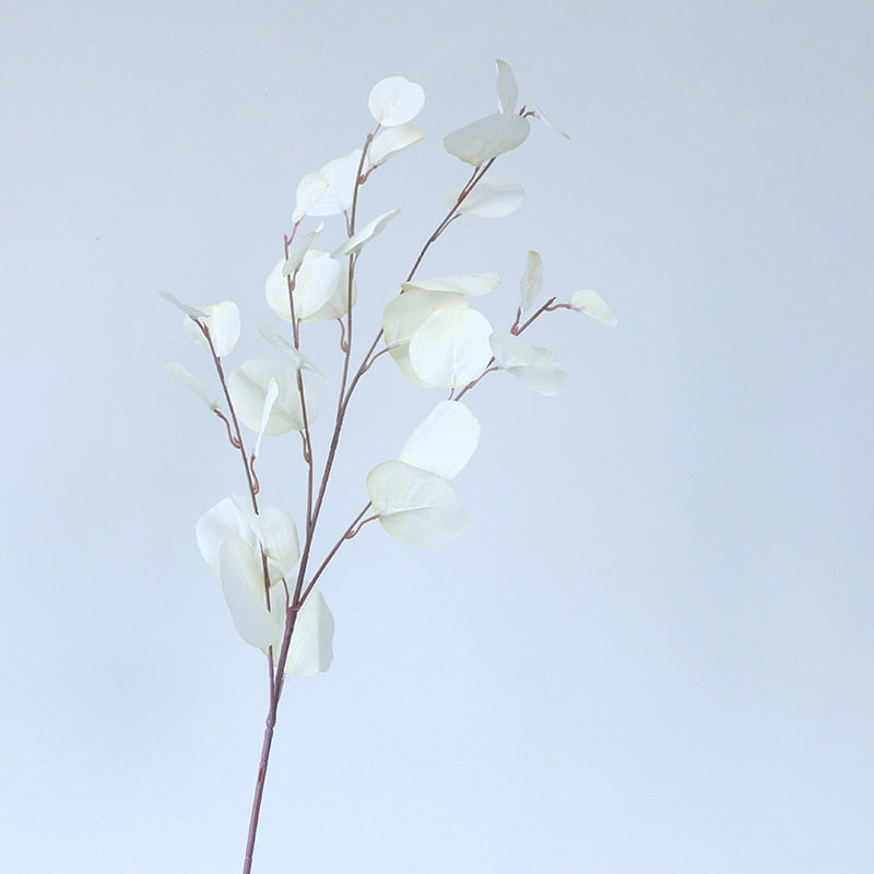 Autumn Artificial Plant Faux Leaves Eucalyptus Long Branch Wedding Home Decoration Silk Flowers Fake Plants DIY Wall Arrangement