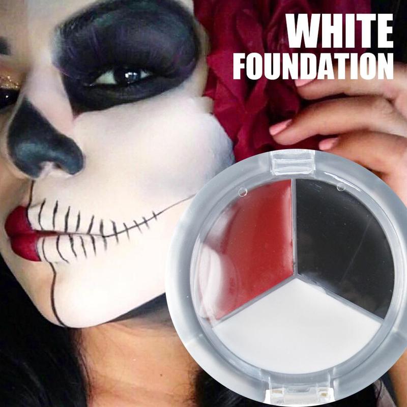 12g Professional Face Body Paint Oil Painting Pigments Red/Black/White Paint Cream Party Art Up Facial Makeup Clown Halloween