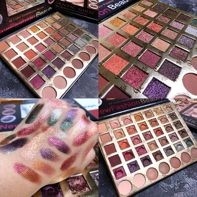 Makeup Palette 42 Color Metallic Diamond Eyeshadow Pallete Shimmer Matte Glitter Eyeshadow Palette Pigmented Shadow Cosmetic