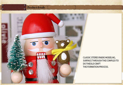 Wooden Snowman Santa Soldier Ornament 24 Days Christmas Countdown Advent Calendar Birthday New Year Desktop Decoration Xmas Gift