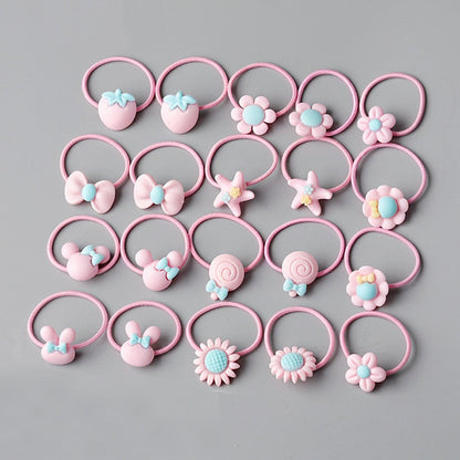 10/20 root children's Hair ring Headwear hair Korean version the cartoon headwear girl rubber band sweet cute Hair accessories