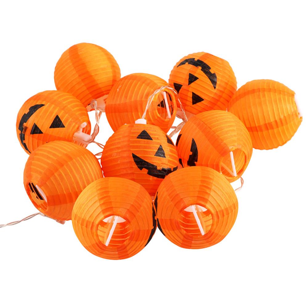 OurWarm Halloween DIY Decoration Festival Lantern Pumpkin String Lights Halloween Ghost Inflatables Decoration for Home