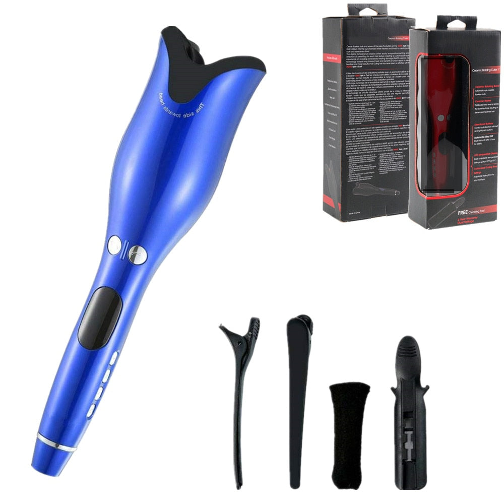 Auto Rotating Ceramic Hair Curler Automatic Curling Iron Styling Tool Hair Iron Curling Wand Air Spin and Curl Curler Hair Waver