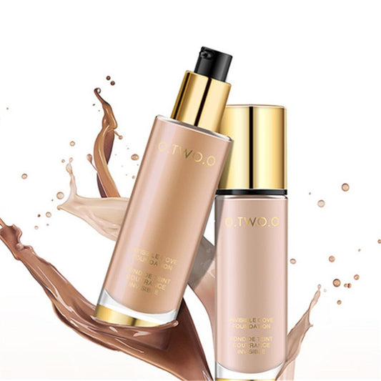 Liquid Foundation Invisible Full Coverage Make Up Concealer Whitening Moisturizer Waterproof Makeup Foundation 30ml