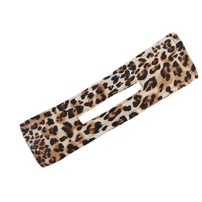 AMORCOME Multicolor Deft Bun Print Headband Hairpin for Women Girl Cloth Hair Circle Bun Maker Ponytail Holder Hair Accessories